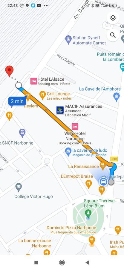 Narbonne Ville Et Mer Eksteriør billede
